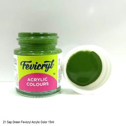 Fevicryl Acrylic Colours Sap Green 21 15ml